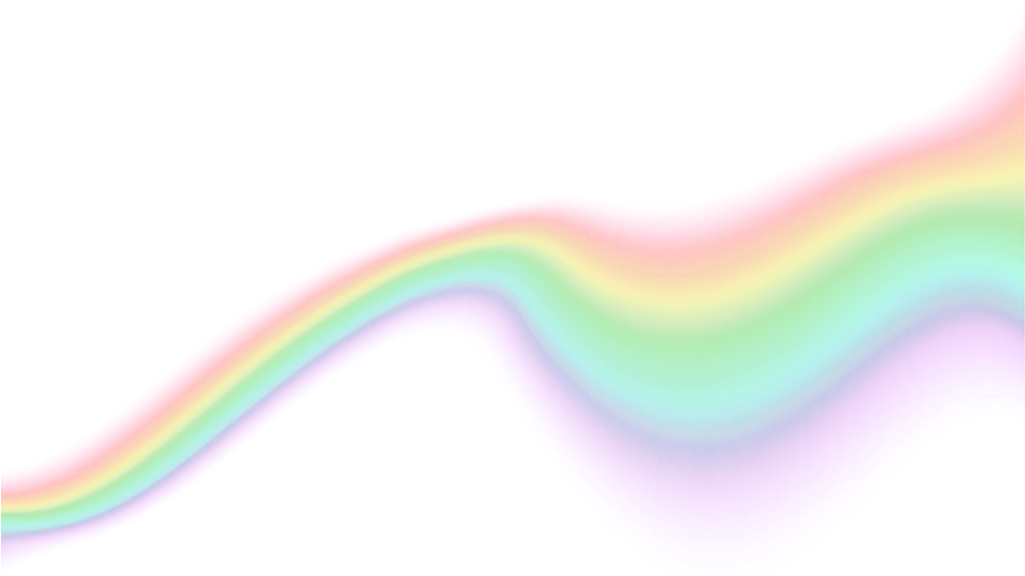 Vibrant Wavy Rainbow Graphic PNG image