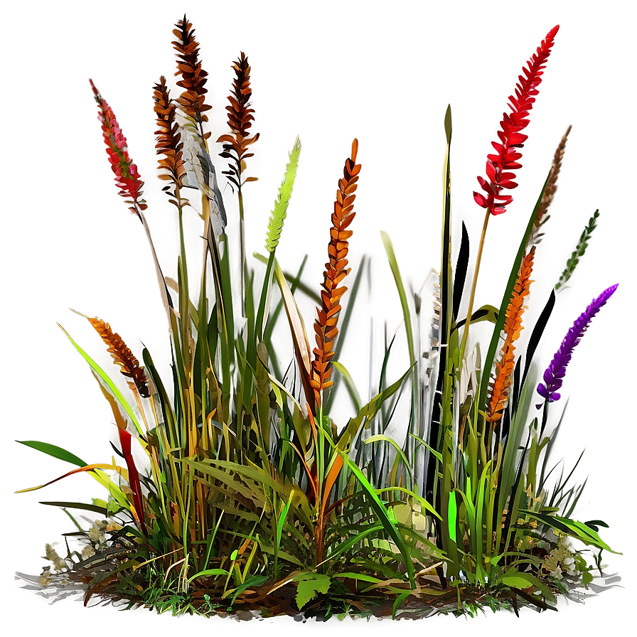 Vibrant Wild Grass Png 06292024 PNG image