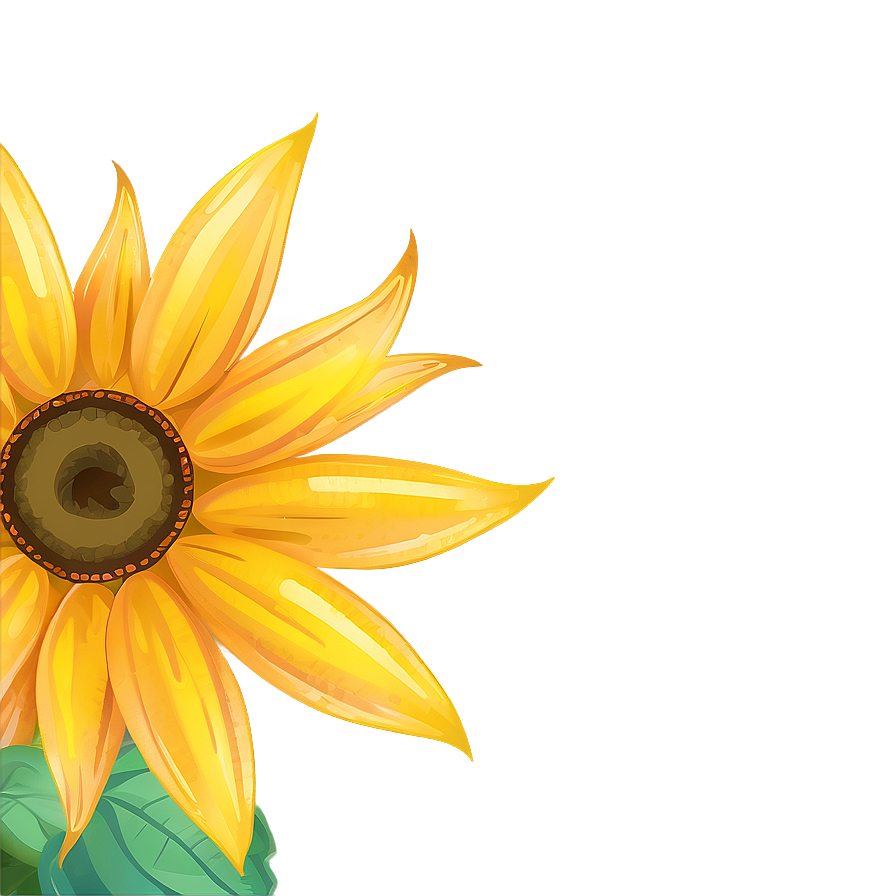 Vibrant Yellow Sunflower Png 05062024 PNG image