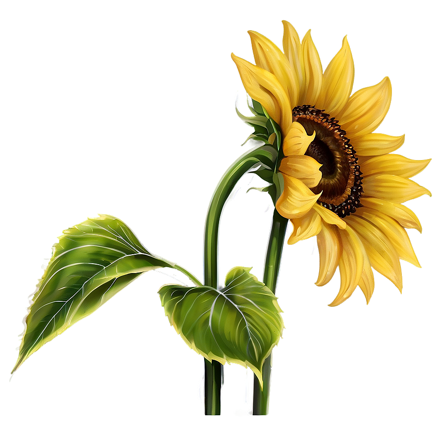 Vibrant Yellow Sunflower Png 77 PNG image