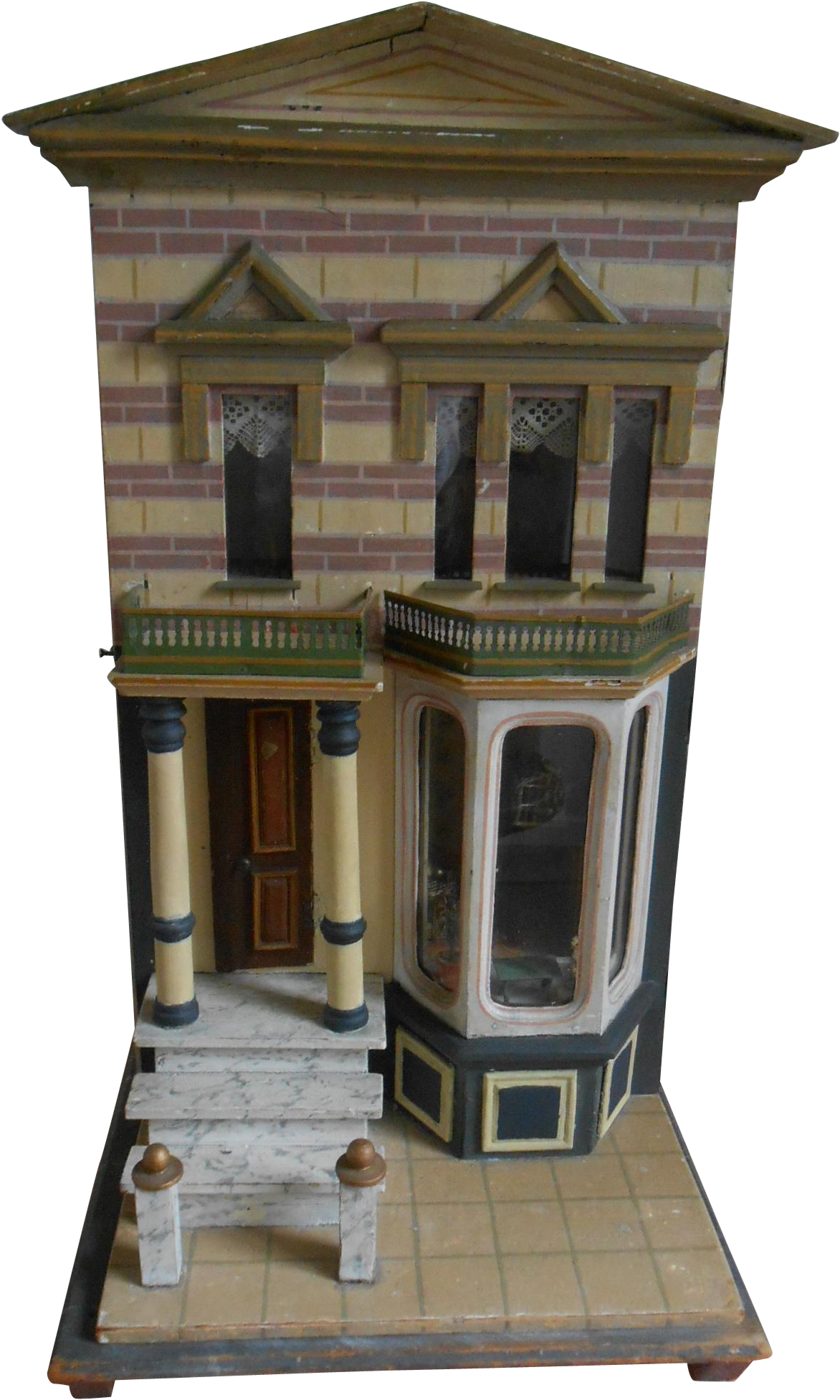 Victorian Dollhouse Exterior PNG image
