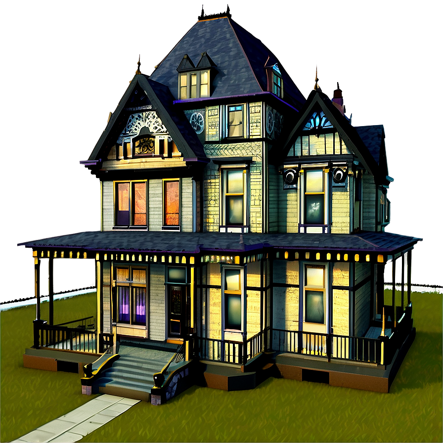 Victorian Houses Png 05252024 PNG image