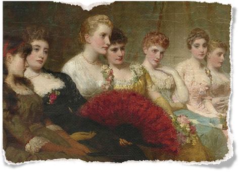 Victorian Ladies Elegant Gathering.jpg PNG image