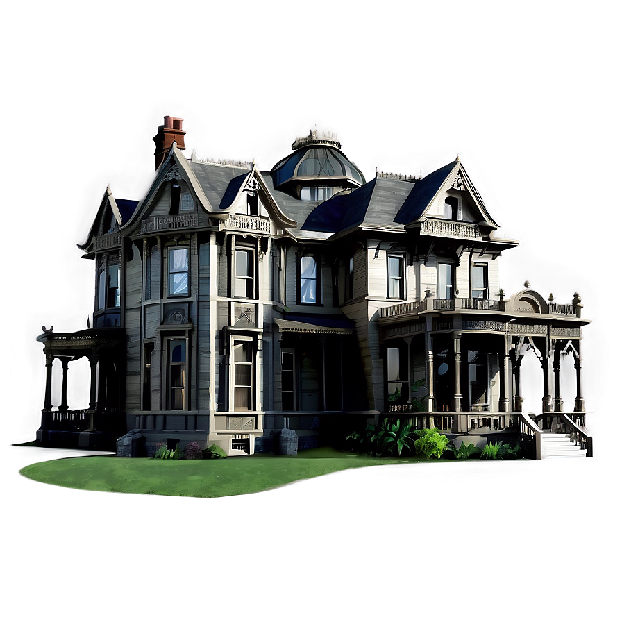 Victorian Mansion Drawing Png 36 PNG image