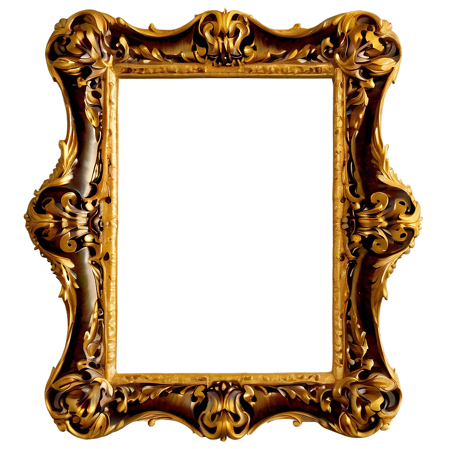 Victorian Mirror Frame Png 06212024 PNG image