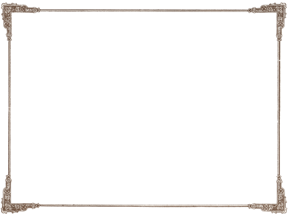 Victorian Style Ornate Frame PNG image