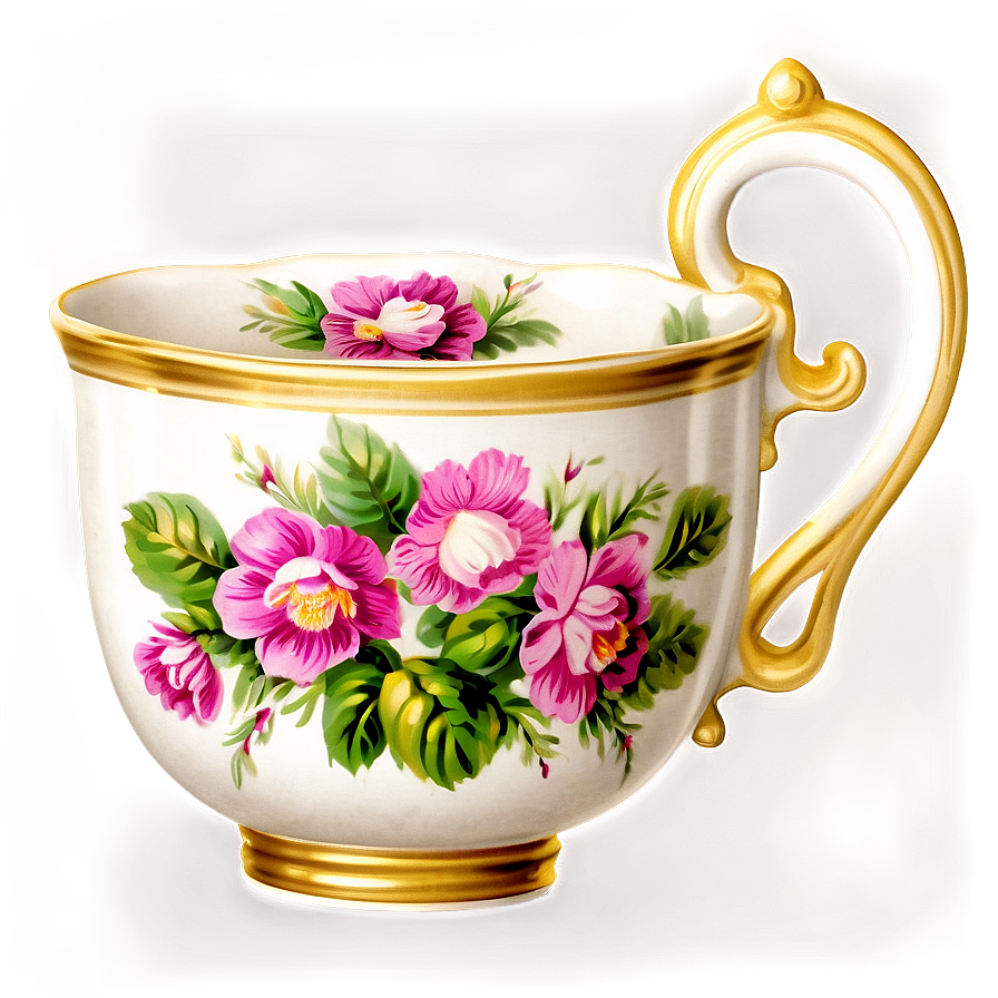 Victorian Tea Cup Grace Png Tet PNG image