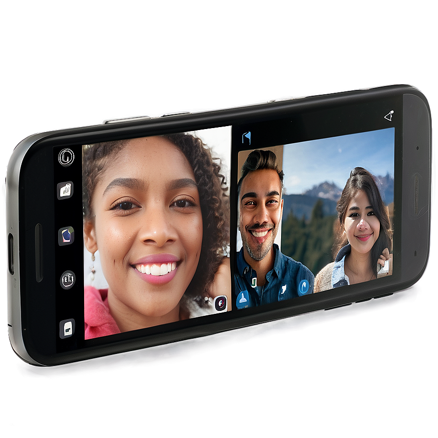 Video Calling Smartphone Png 06242024 PNG image