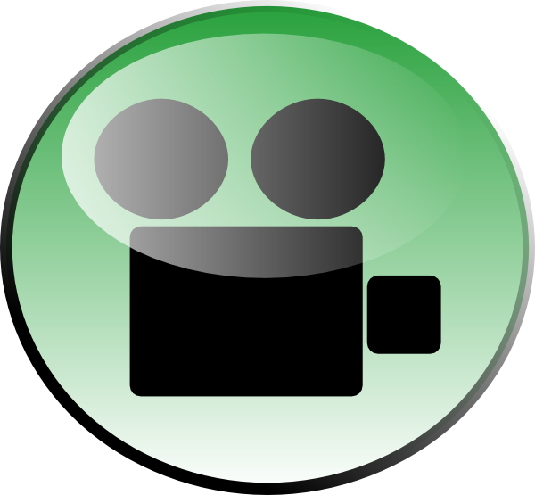 Video Camera Icon Green Background PNG image