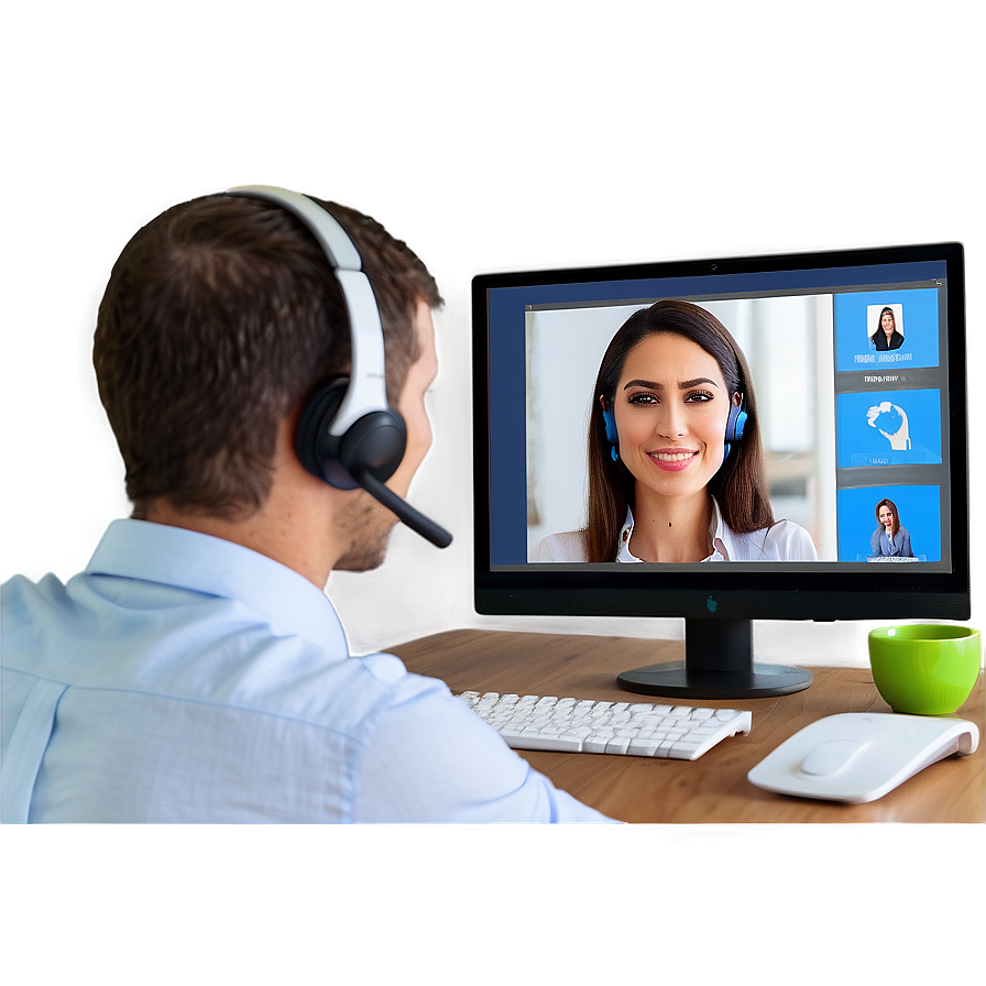 Video Conference Call Png Ufp58 PNG image