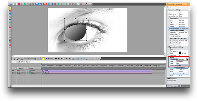 Video Editing Software Eye Composition PNG image