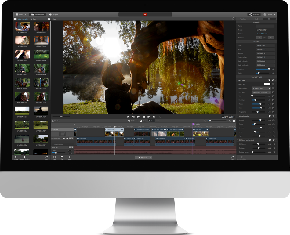 Video Editing Software Interface PNG image