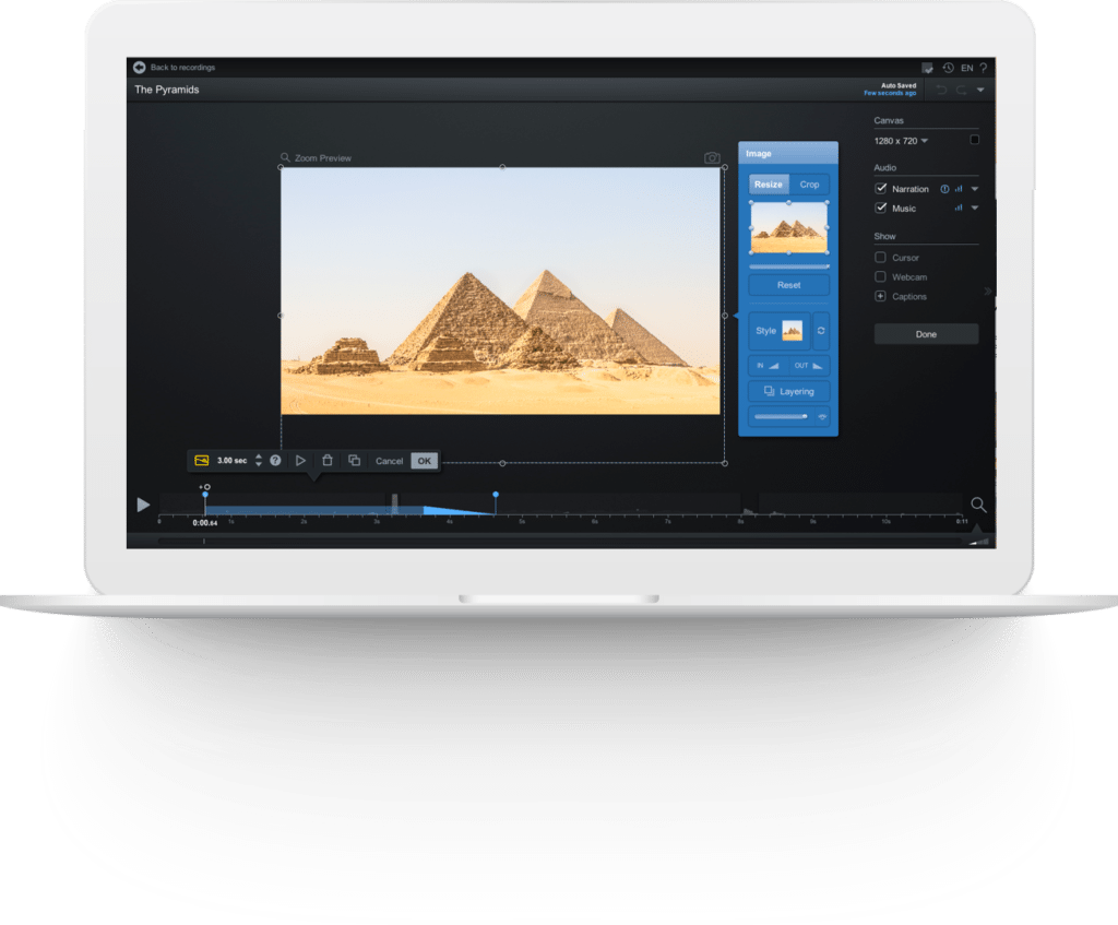 Video Editing Software Pyramids Project PNG image