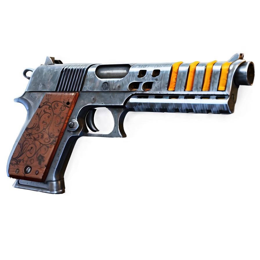 Video Game Pistol Png 05242024 PNG image