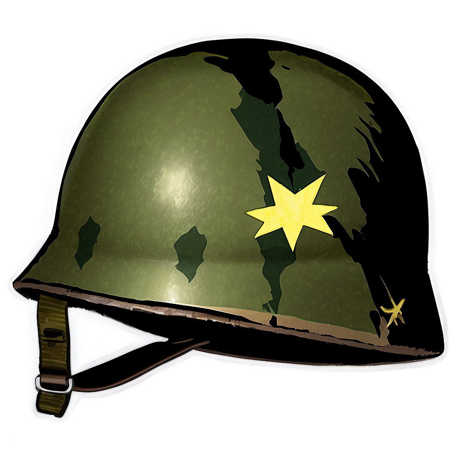 Vietnam War Helmet Illustration Png 31 PNG image