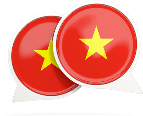 Vietnamese Flag Badge Graphic PNG image