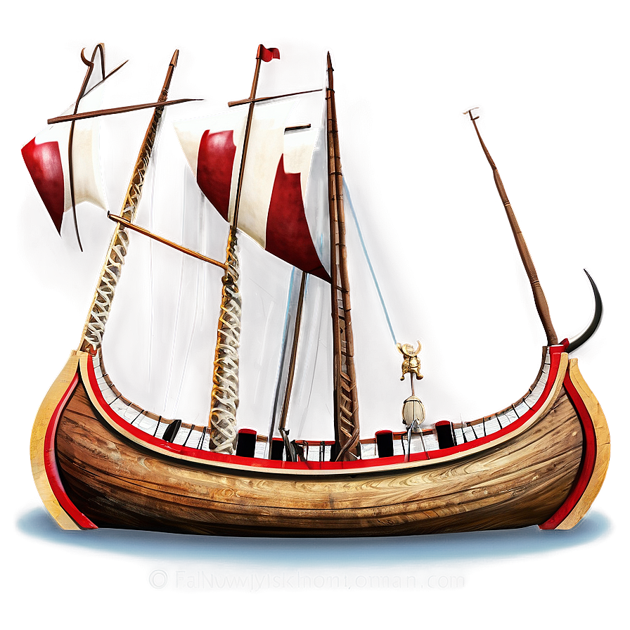 Viking Ship Png 05212024 PNG image