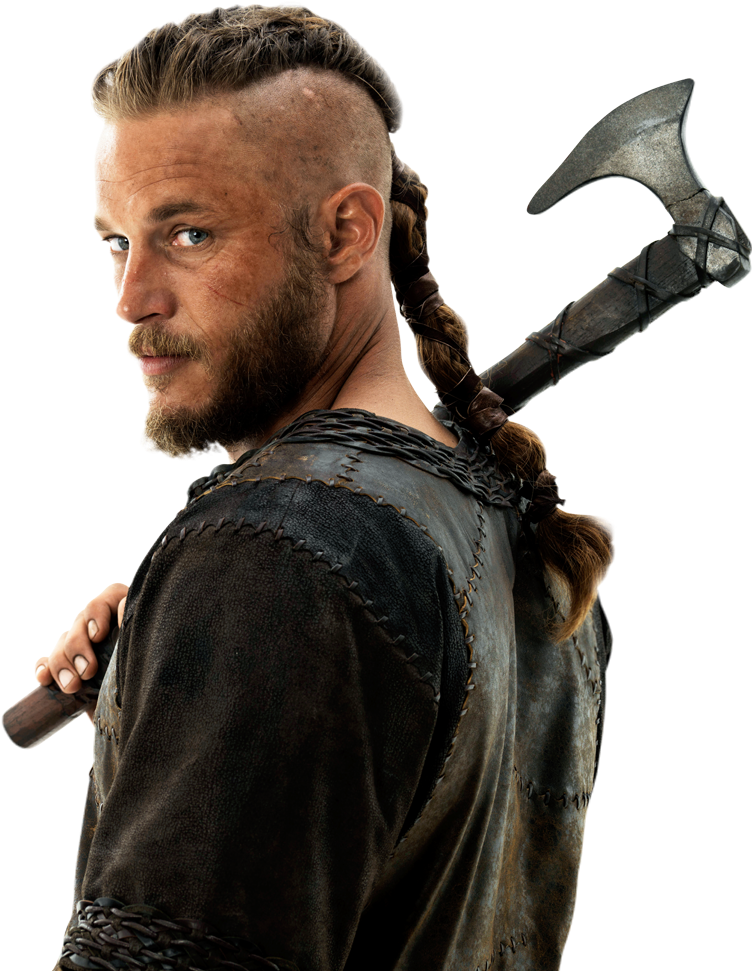 Viking Warriorwith Axe PNG image