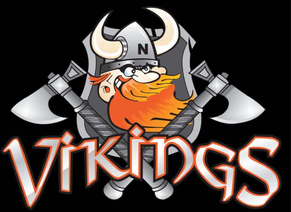 Vikings Mascot Logo PNG image