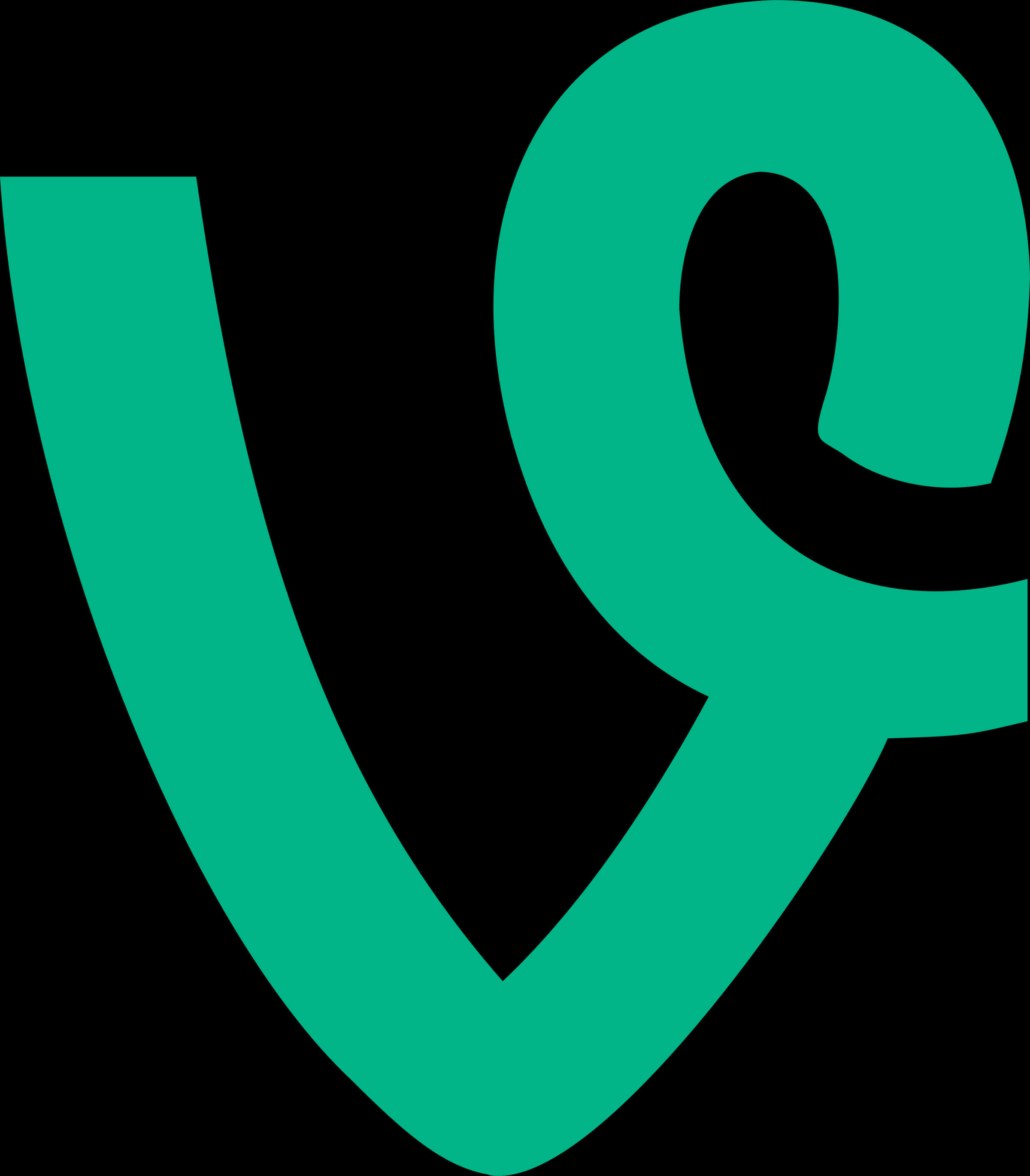 Vine App Logo Green Background PNG image