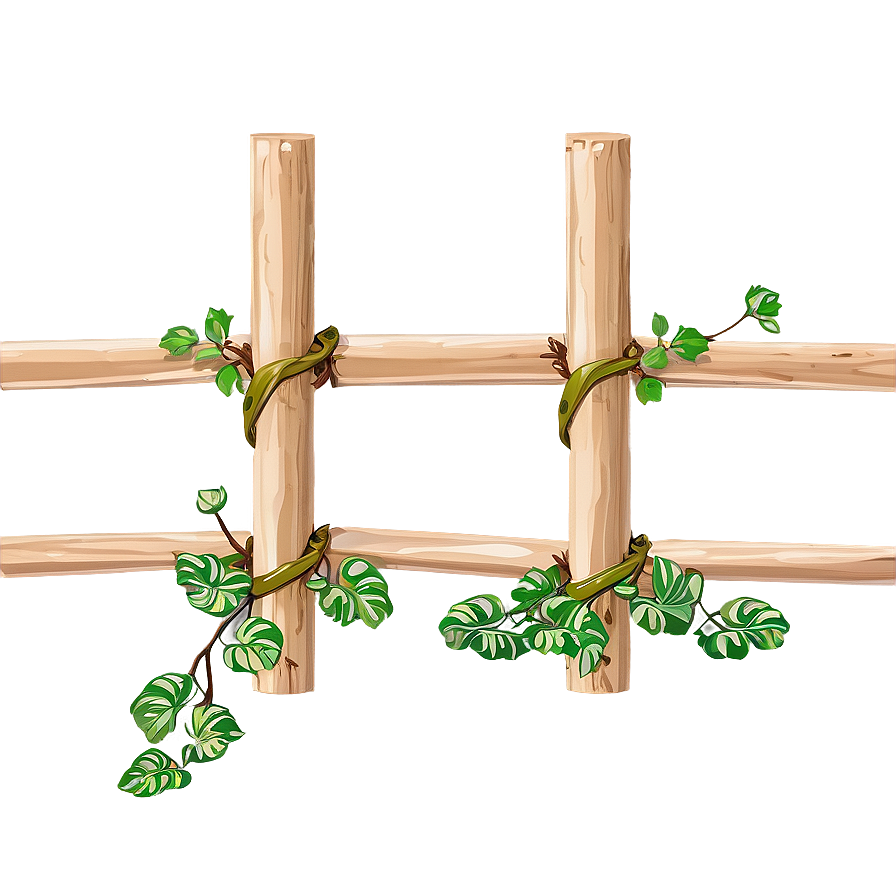 Vine Intertwined Fence Png Nxp62 PNG image