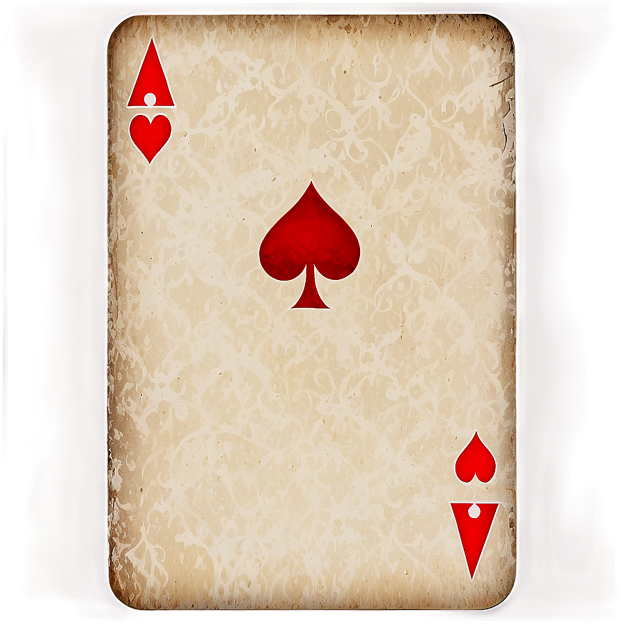 Vintage Ace Card Png 55 PNG image