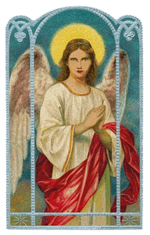 Vintage Angel Illustration PNG image