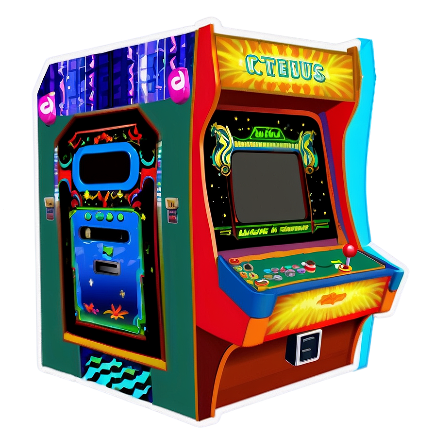 Vintage Arcade Machines Png 87 PNG image