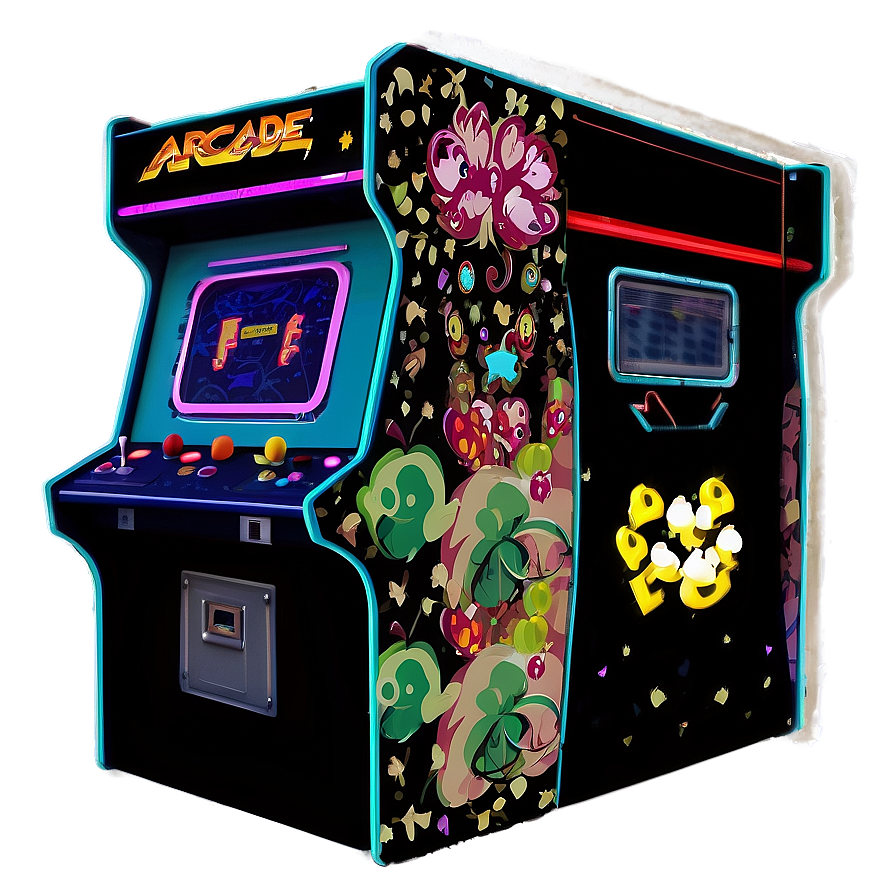 Vintage Arcade Machines Png Bhk51 PNG image