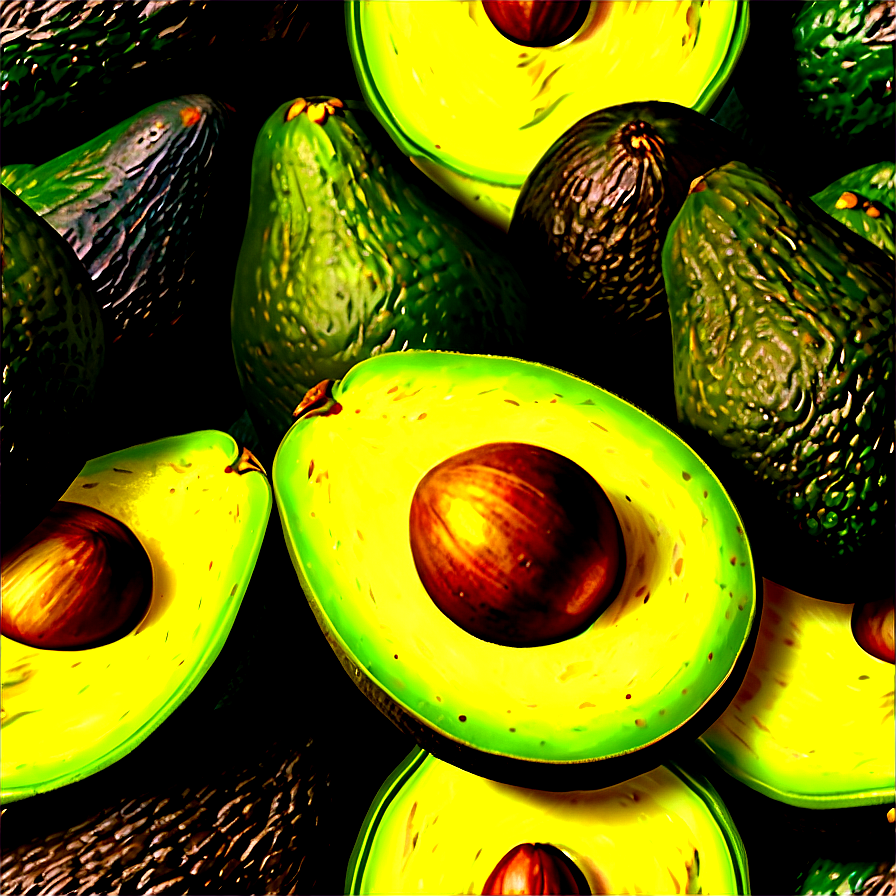 Vintage Avocado Png 83 PNG image