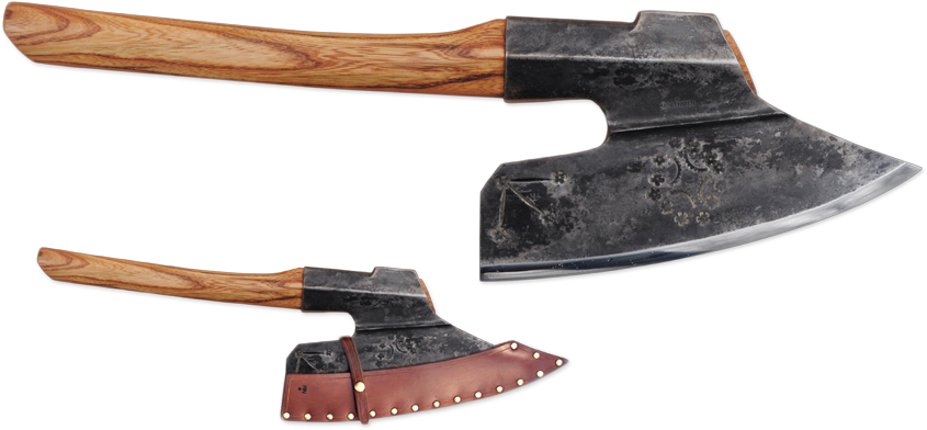 Vintage Axeand Sheath PNG image