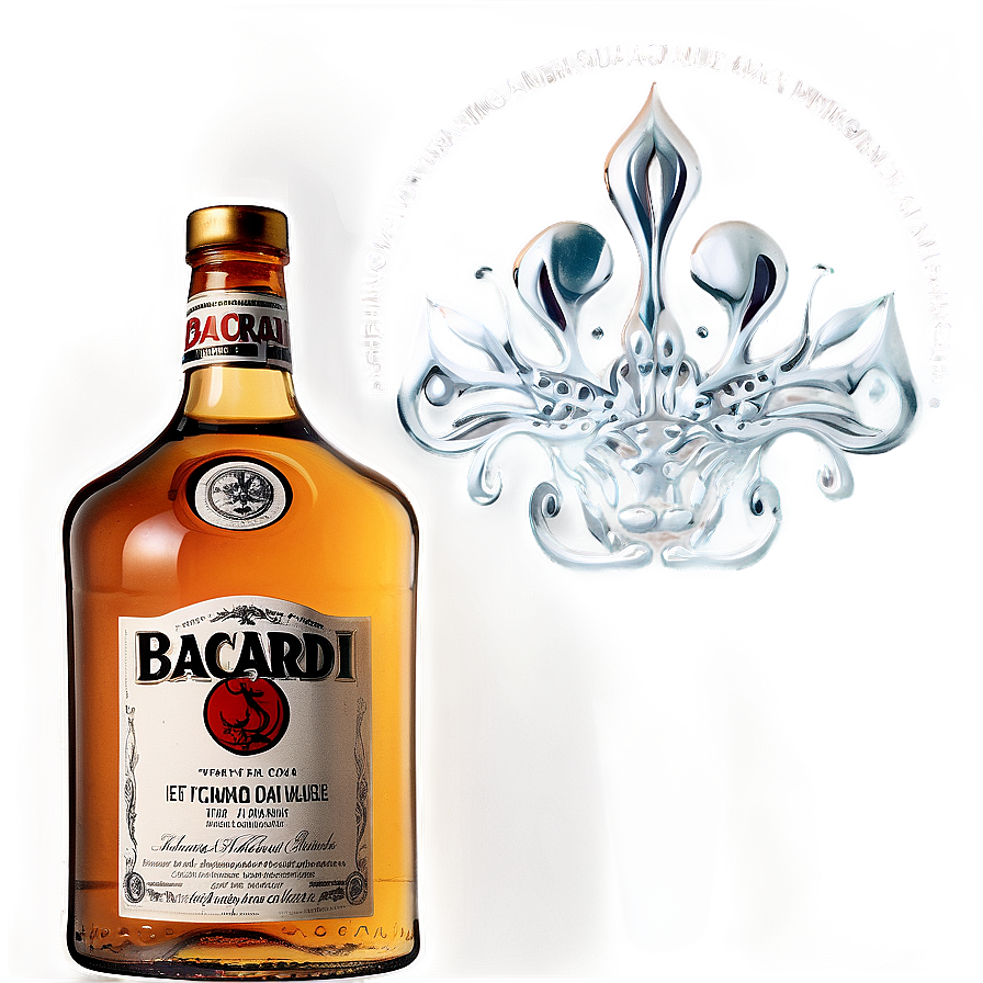 Vintage Bacardi Ad Png 25 PNG image