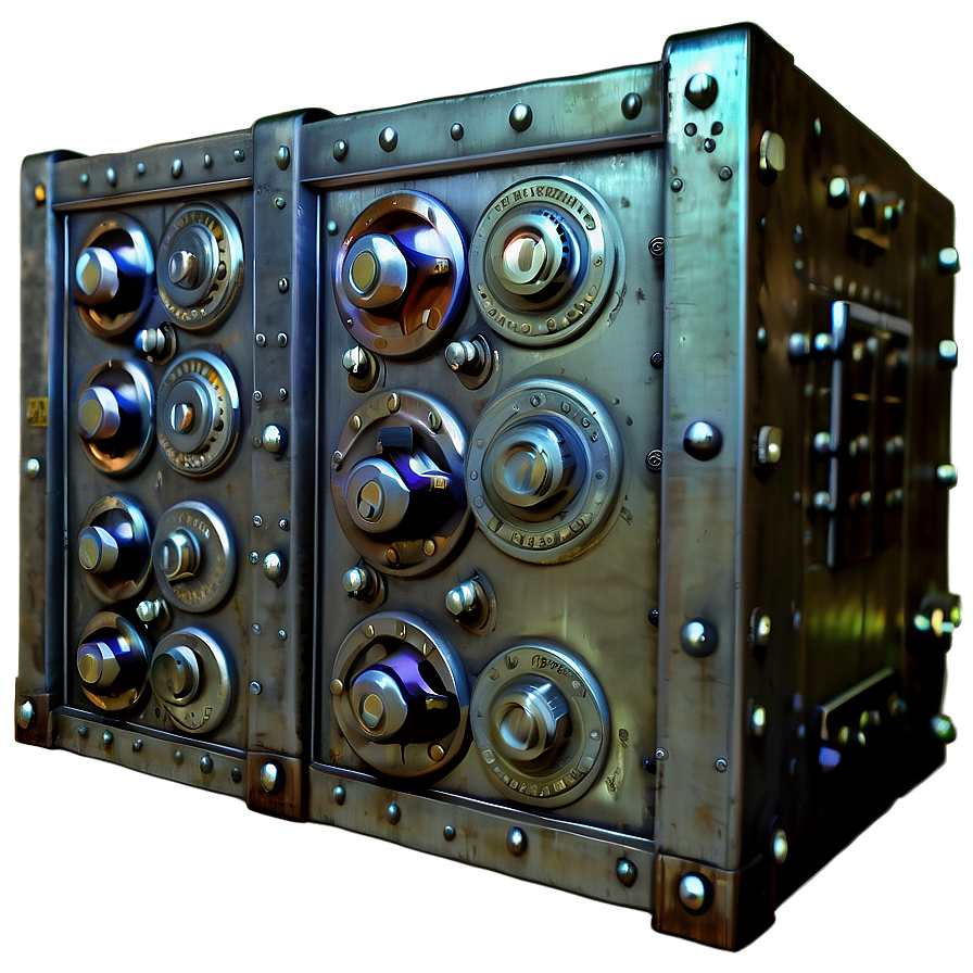 Vintage Bank Vault Png 64 PNG image