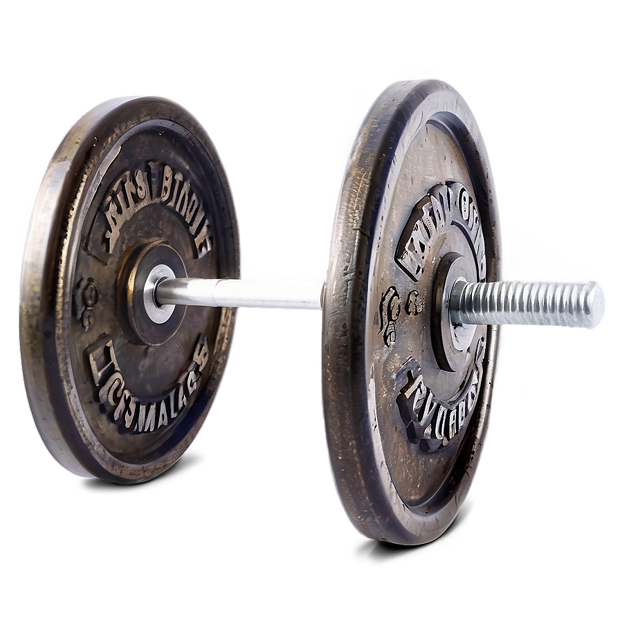 Vintage Barbell Png 10 PNG image