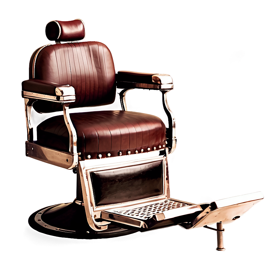 Vintage Barber Chair Png 06282024 PNG image