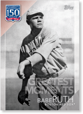 Vintage Baseball Card Babe Ruth PNG image