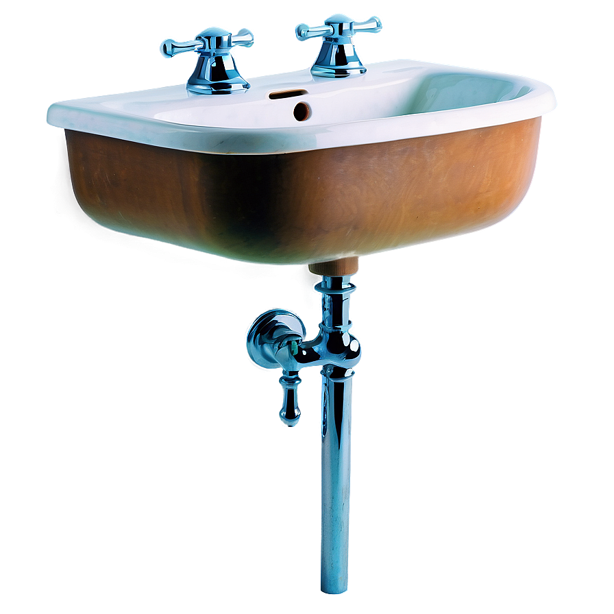 Vintage Bathroom Sink Png Qfd26 PNG image