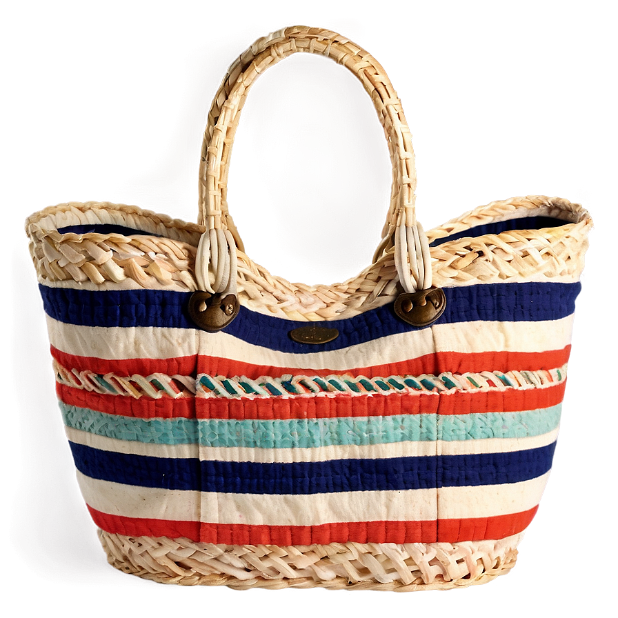 Vintage Beach Bag Png 95 PNG image