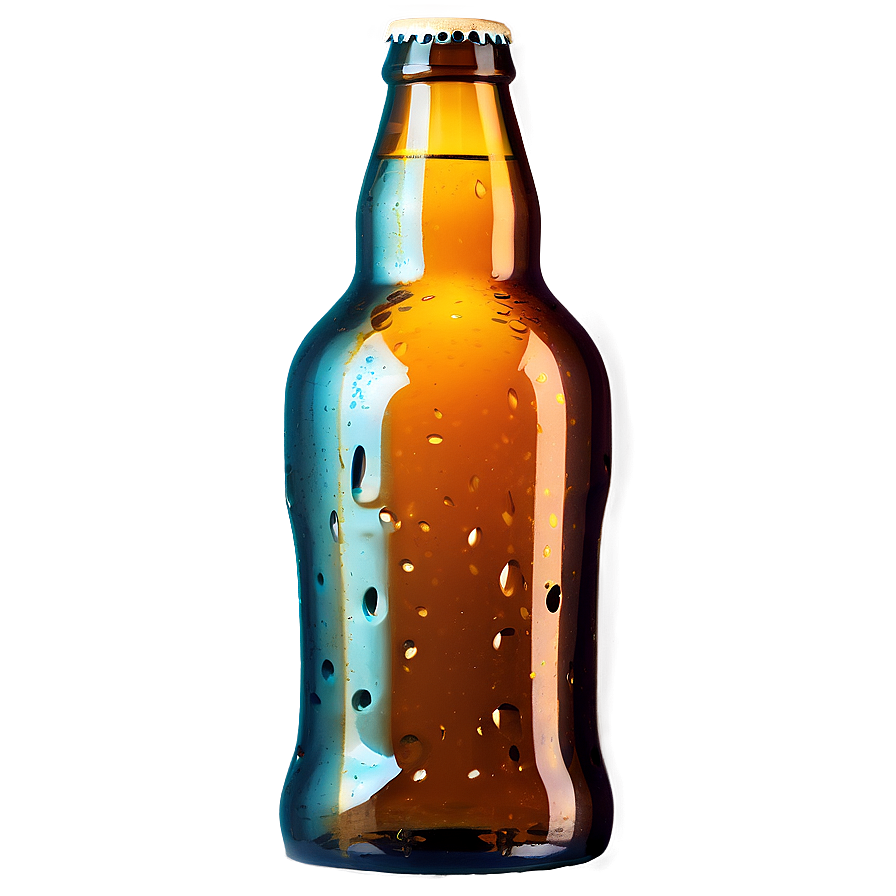 Vintage Beer Bottle Clipart Png 05242024 PNG image