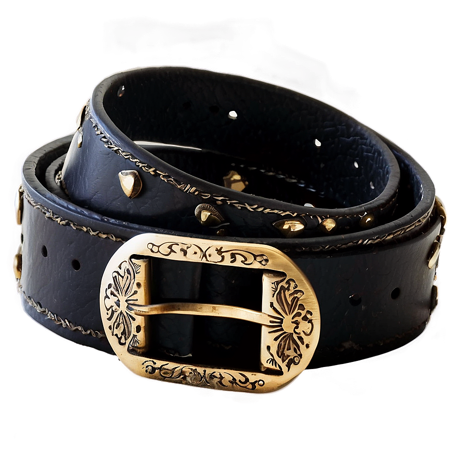 Vintage Belt Png Djg PNG image