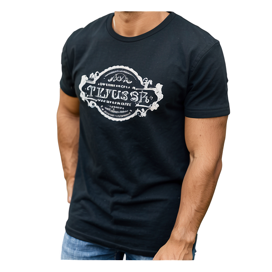 Vintage Black T Shirt Png Pml15 PNG image