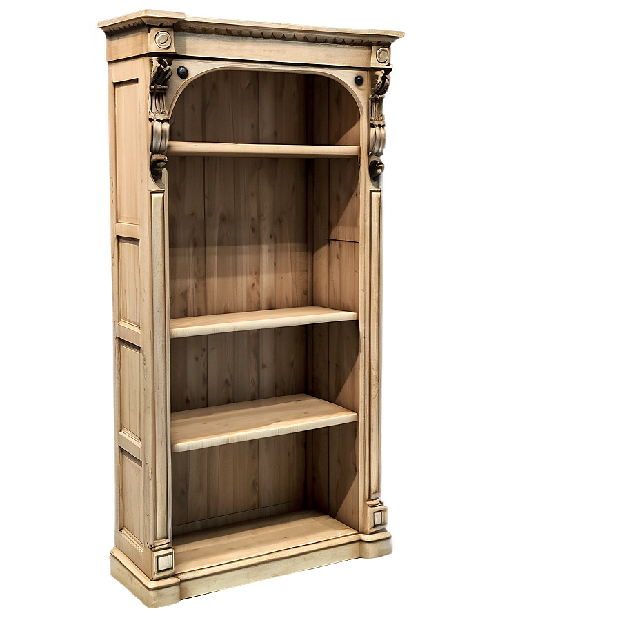 Vintage Bookshelf Png Wnp PNG image