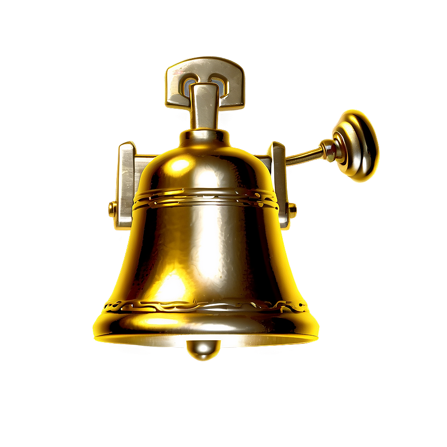 Vintage Brass Bell Png 64 PNG image