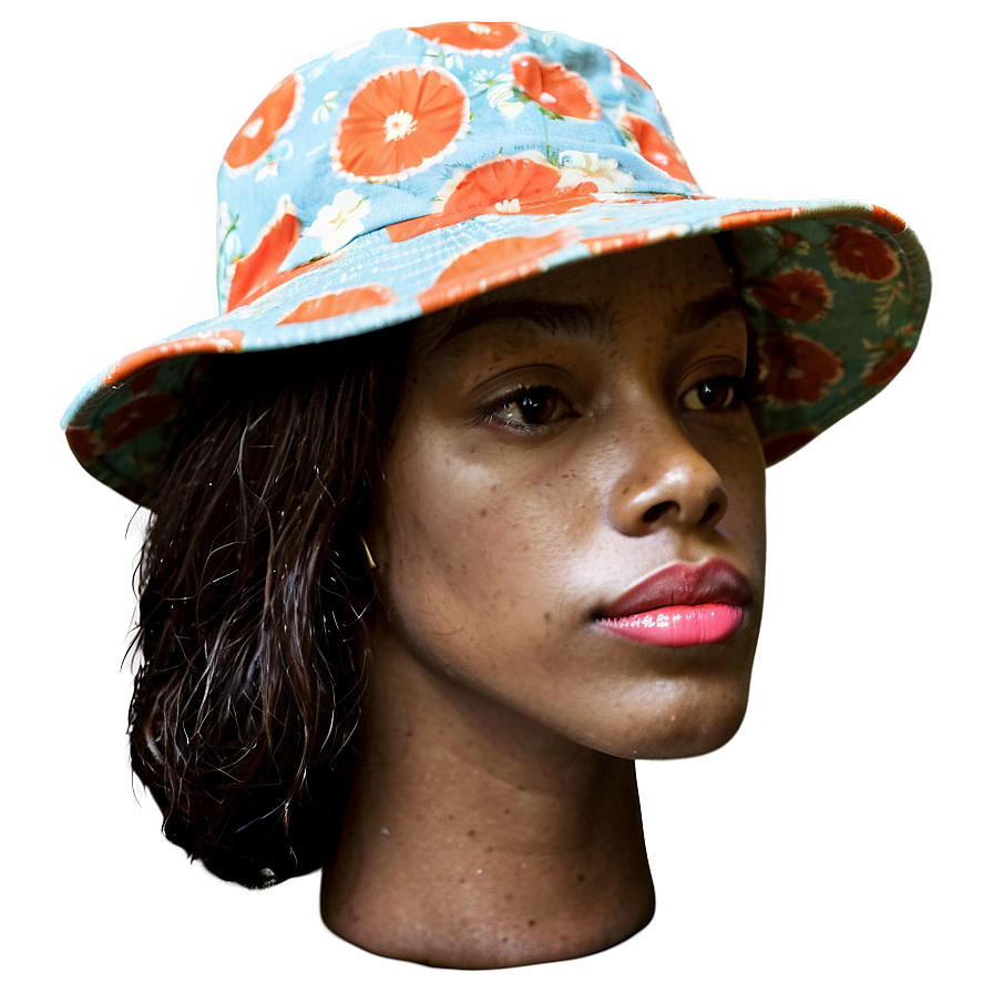 Vintage Bucket Hat Png 2 PNG image