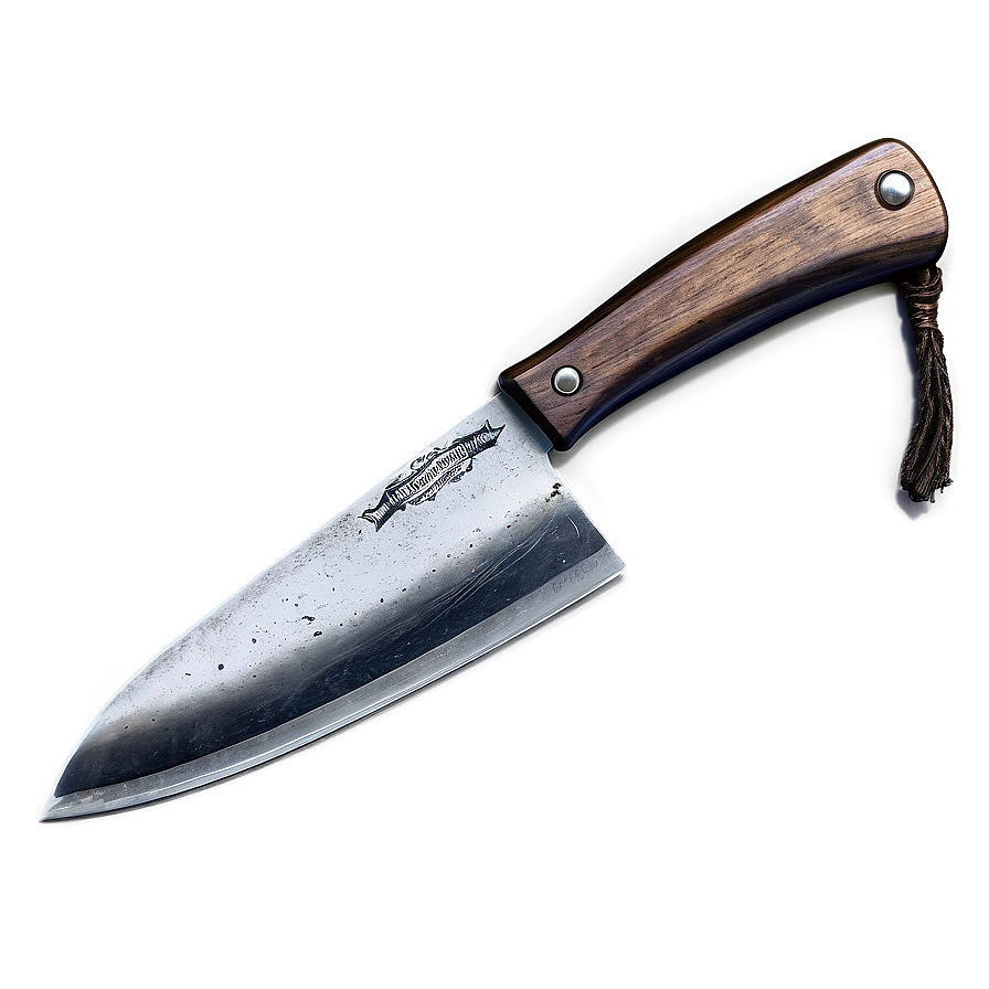 Vintage Butcher Knife Design Png 44 PNG image