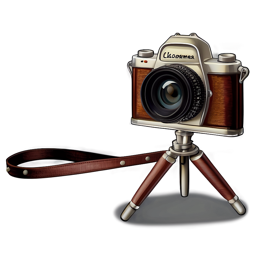 Vintage Camera Clipart Png 06212024 PNG image