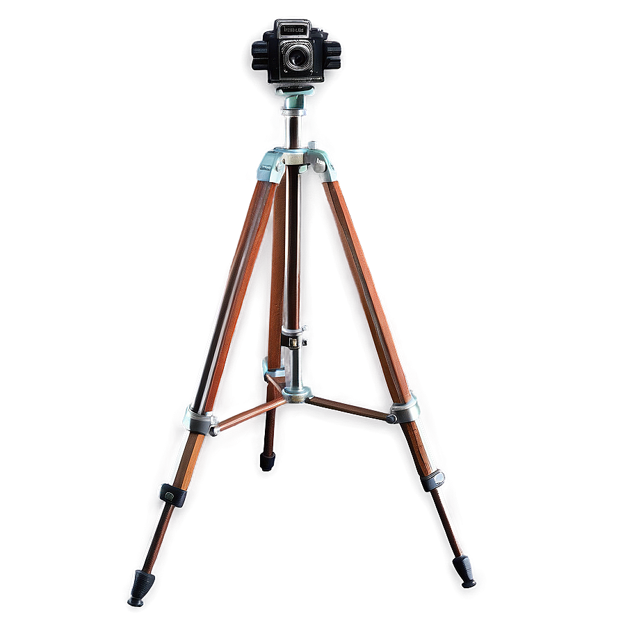 Vintage Camera On Tripod Png 06212024 PNG image