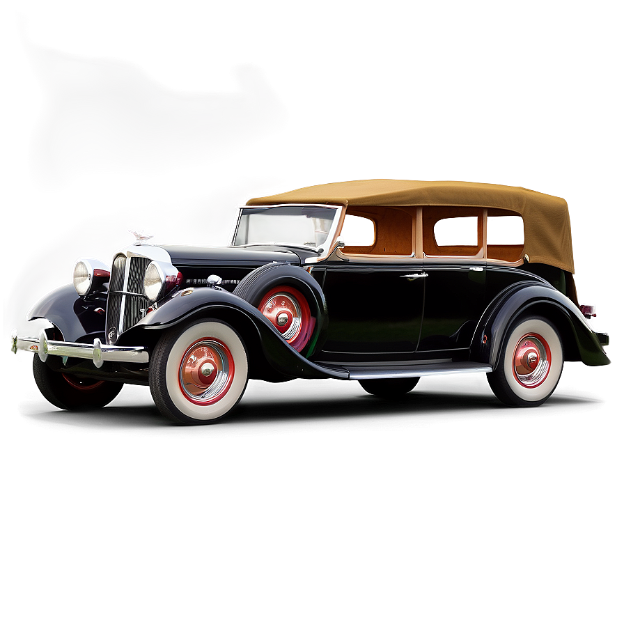 Vintage Car In Autumn Png 54 PNG image