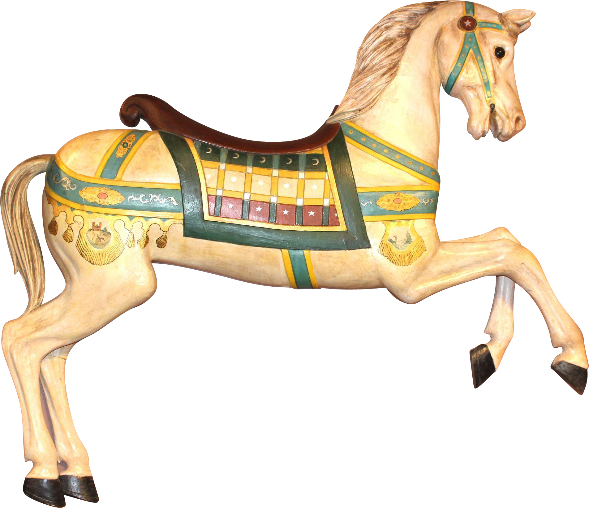 Vintage Carousel Horse PNG image