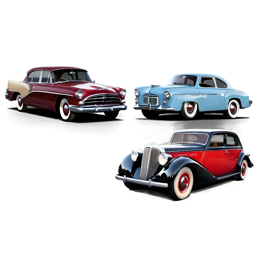 Vintage Cars Collection Png 28 PNG image